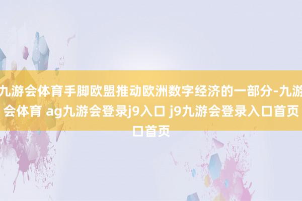 九游會體育手腳歐盟推動歐洲數(shù)字經(jīng)濟(jì)的一部分-九游會體育 ag九游會登錄j9入口 j9九游會登錄入口首頁